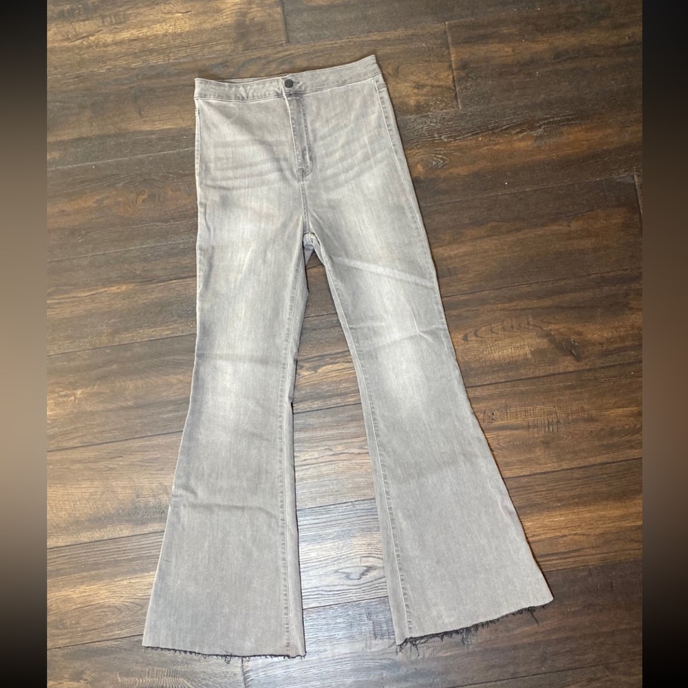 Cello jeans high rise flare Gray Denim